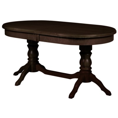 Стол Зевс 160(220)x95 (тёмный дуб) раздвижной