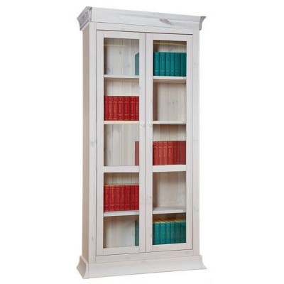 Стеллаж Бостон с дверями 1000х305 (белый)