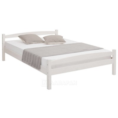 Кровать 140х200 Гольф (белый) односпальная