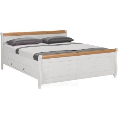 Кровать 160х200 с ящиками Мальта (антик) двуспальная